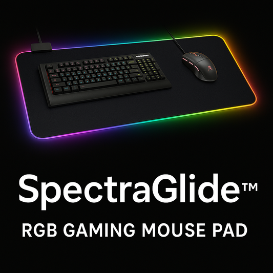 ⚡SpectraGlide™ XXL RGB Ultimate Gaming Desk Mat – Infinite Glow, Infinite Control   ⭐⭐⭐⭐⭐ 5.0